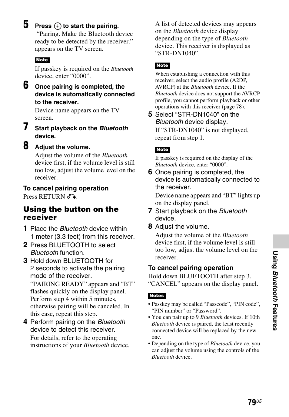 Sony STR-DN1040 User Manual | Page 79 / 136