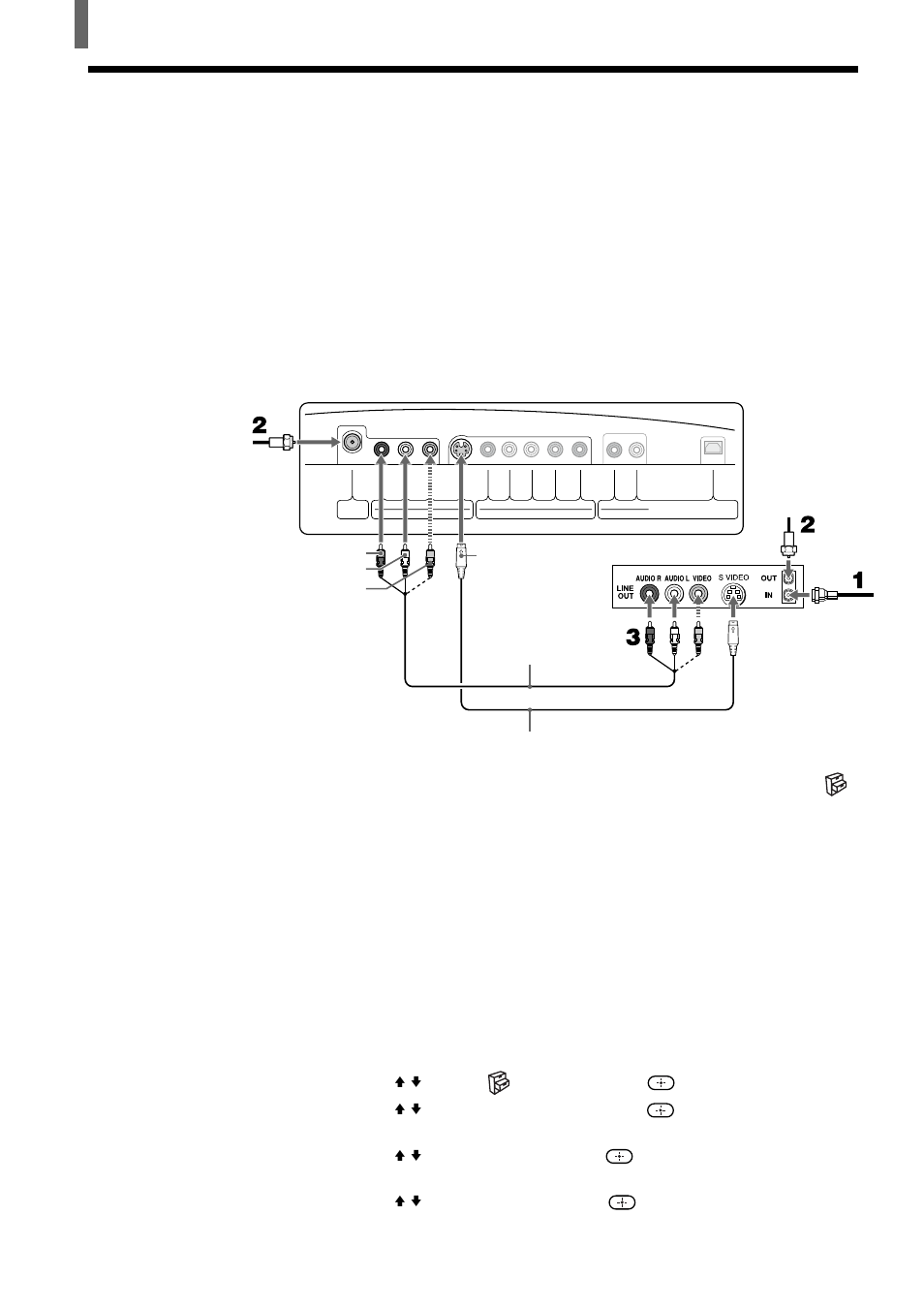 Connecting a vcr and cable tv | Sony KLV-23HR1 User Manual | Page 12 / 56