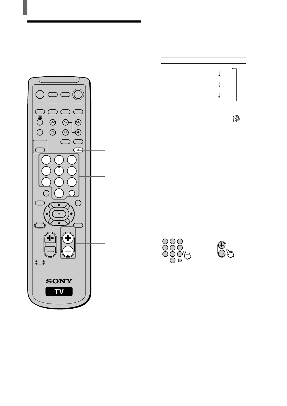 Setting the video inputs | Sony KLV-23HR1 User Manual | Page 30 / 56