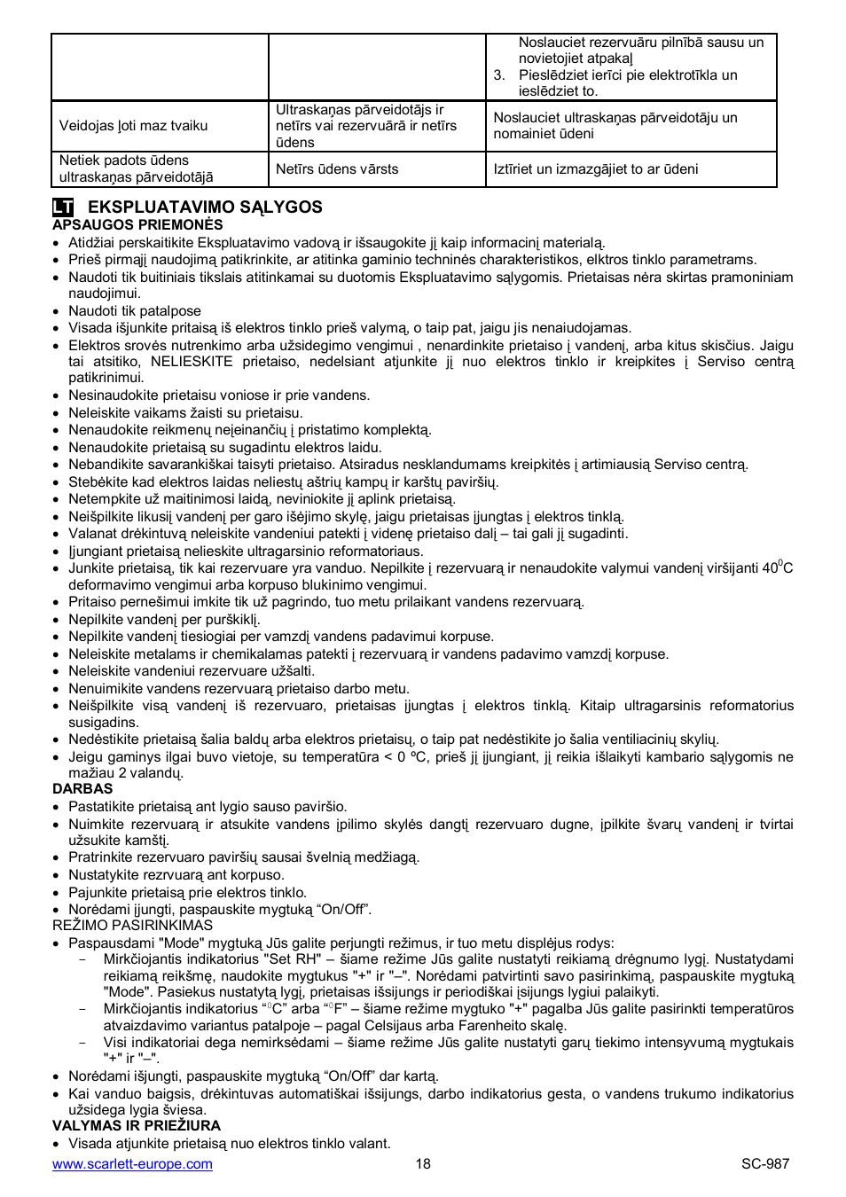Scarlett SC-987 User Manual | Page 18 / 26