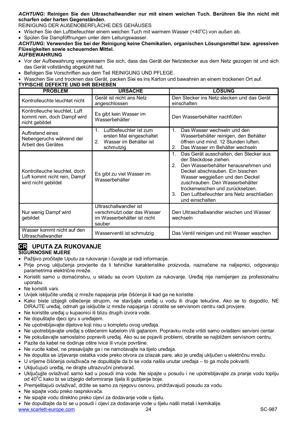 Scarlett SC-987 User Manual | Page 24 / 26