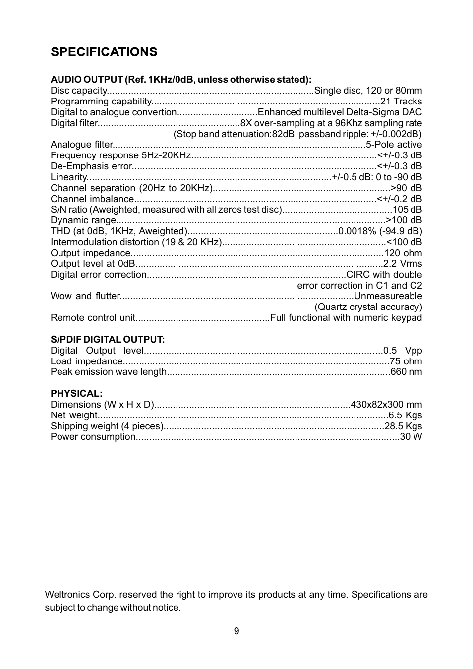 AMC CD8b User Manual | Page 10 / 12