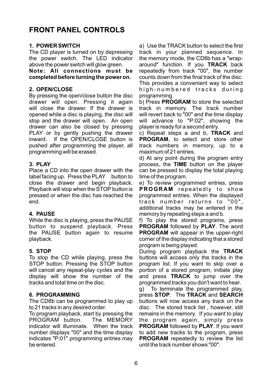 AMC CD8b User Manual | Page 7 / 12