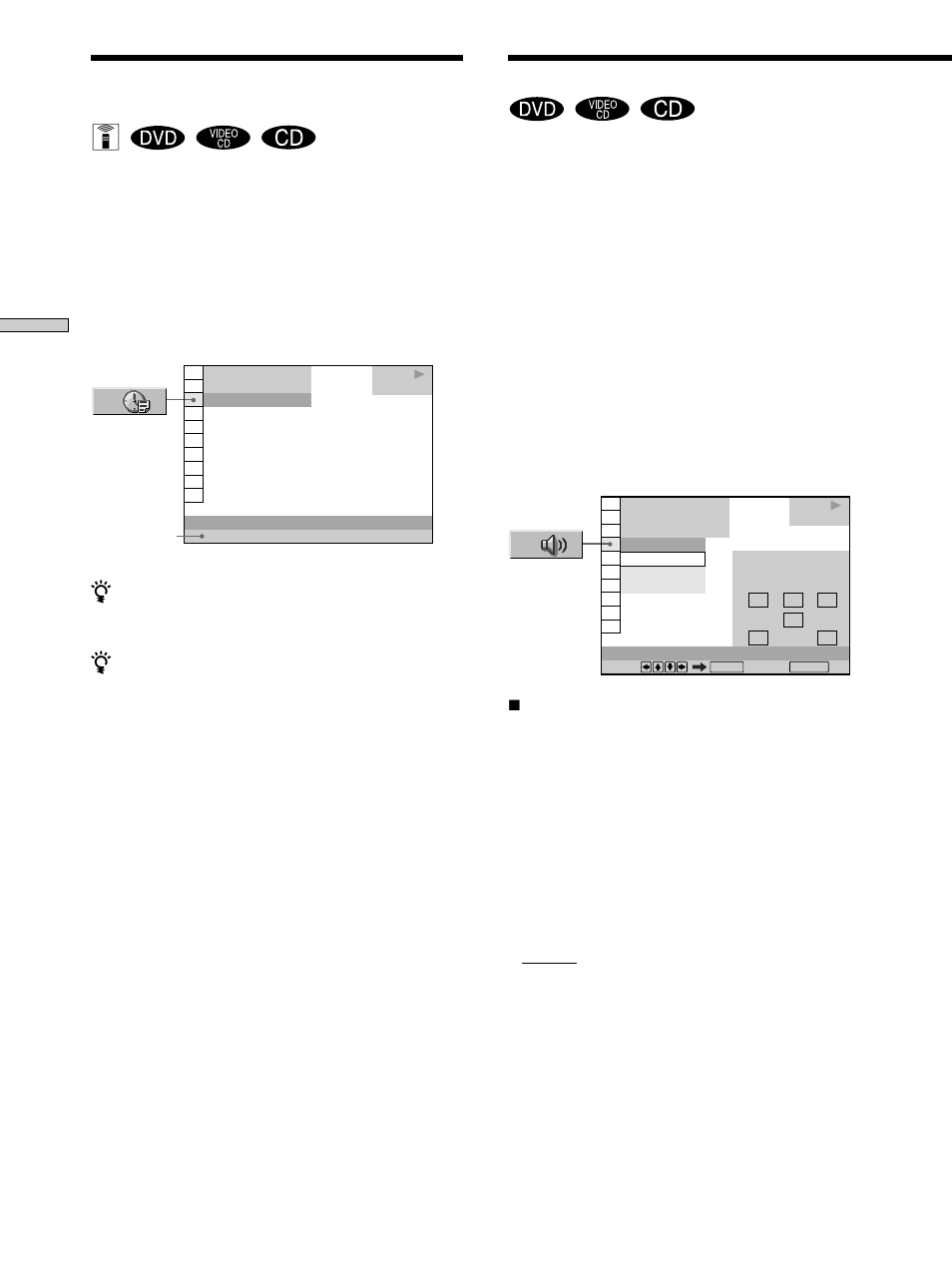 Viewing the disc information, Changing the sound, Viewing the disc information z | Sony DVP-S560D User Manual | Page 30 / 72