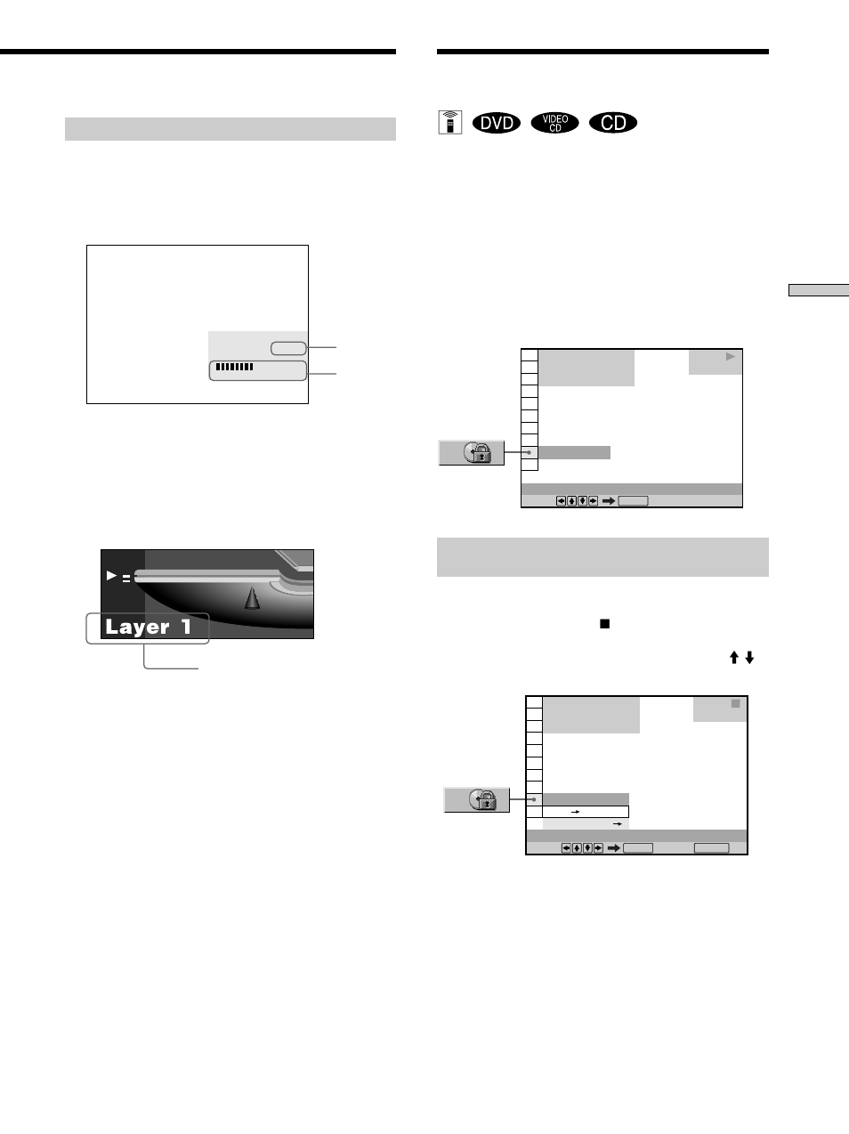 Locking discs (custom parental control), Locking discs (custom parental control) 37, Locking discs (custom parental control) z | Sony DVP-S560D User Manual | Page 37 / 72