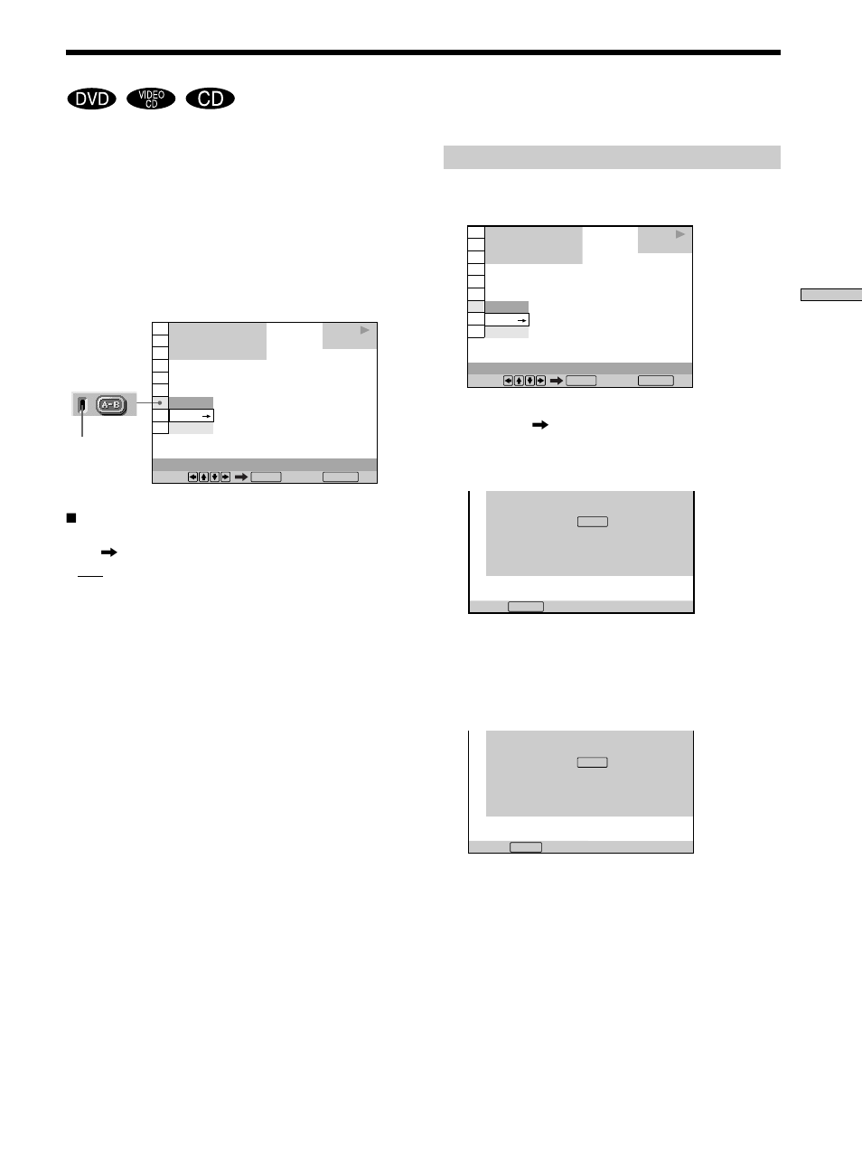 Repeating a specific portion (a–b repeat), Repeating a specific portion (a–b repeat) 43 | Sony DVP-S560D User Manual | Page 43 / 72