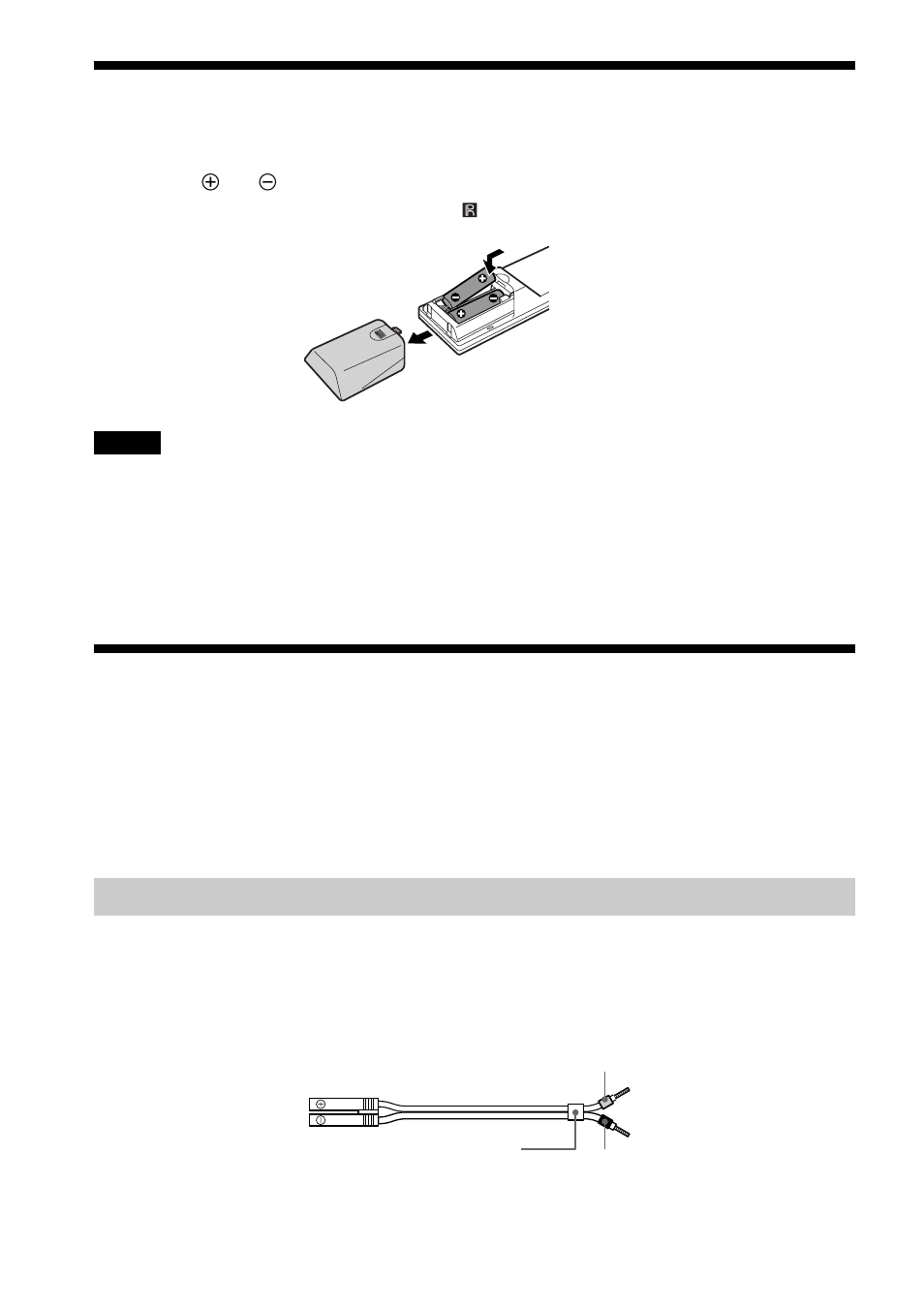 Inserting batteries into the remote, Step 1: speaker system hookup | Sony DAV-C900 User Manual | Page 18 / 84