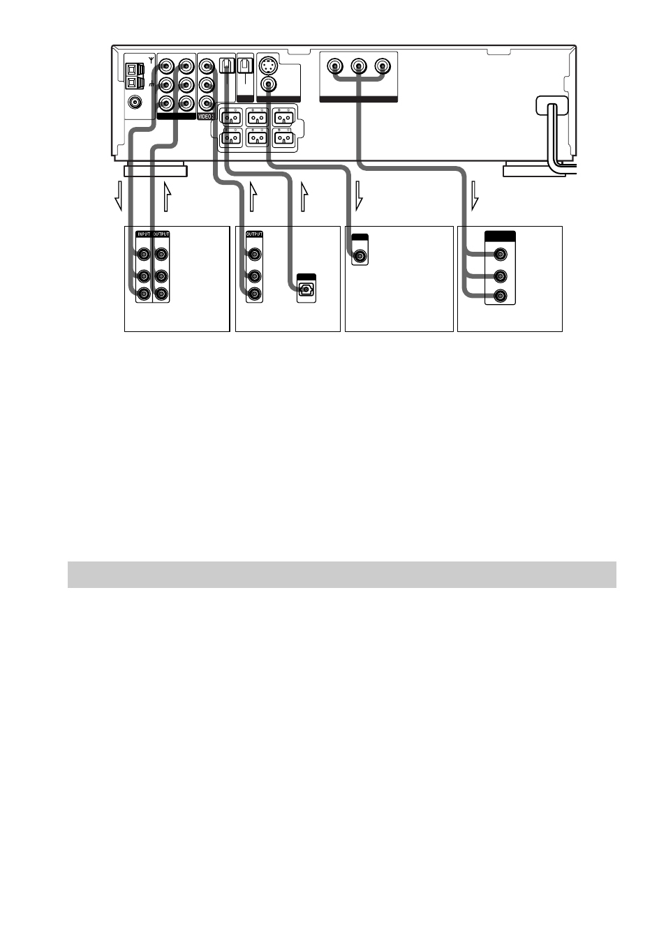 Connecting the ac power cord | Sony DAV-C900 User Manual | Page 24 / 84