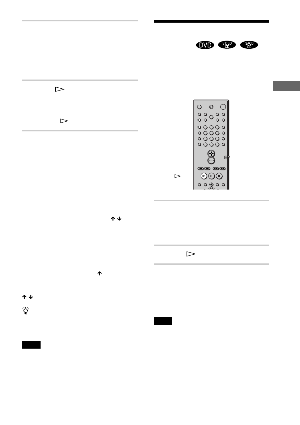 Playing in random order (shuffle play), Playing in random order | Sony DAV-C900 User Manual | Page 39 / 84