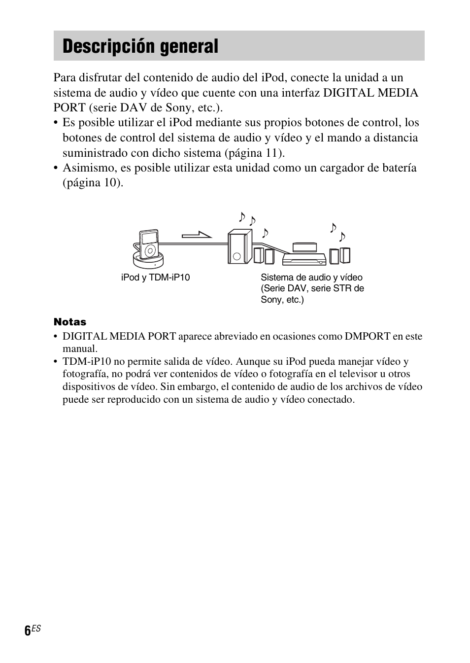 Descripción general | Sony TDM-iP10 User Manual | Page 30 / 40