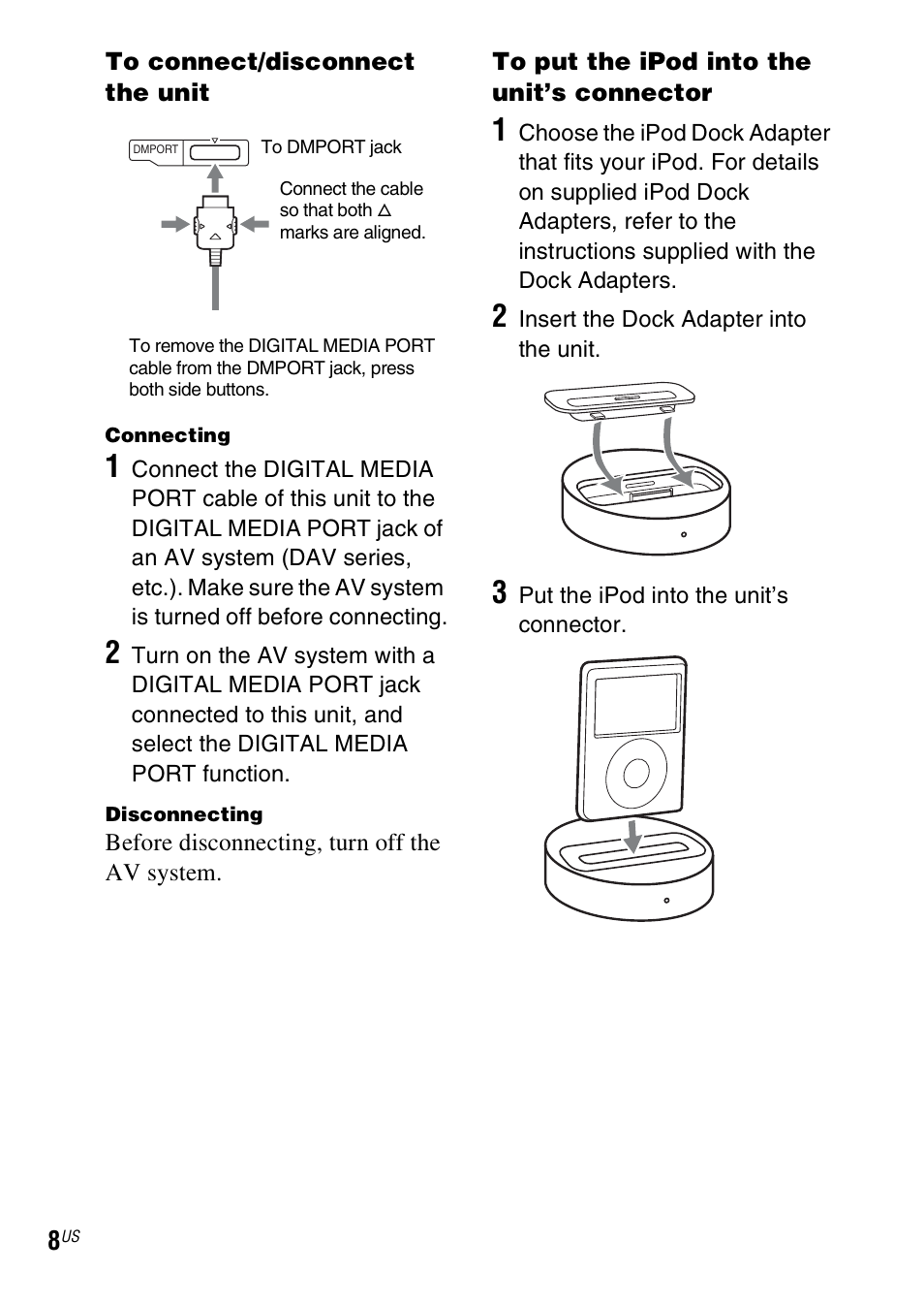 Sony TDM-iP10 User Manual | Page 8 / 40