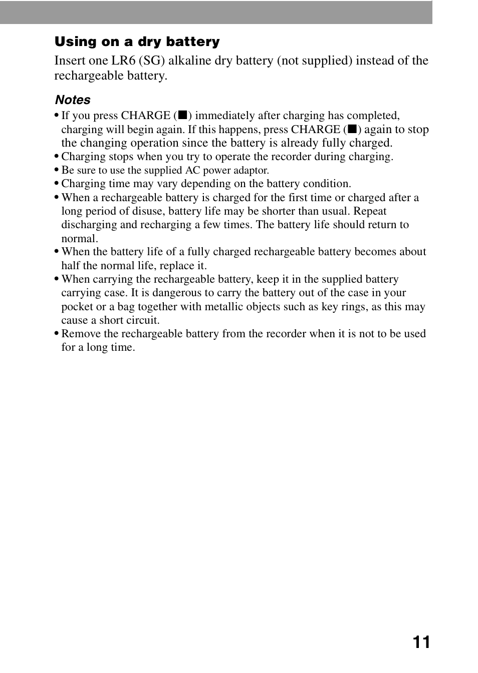 Sony MZ-R701 User Manual | Page 11 / 68