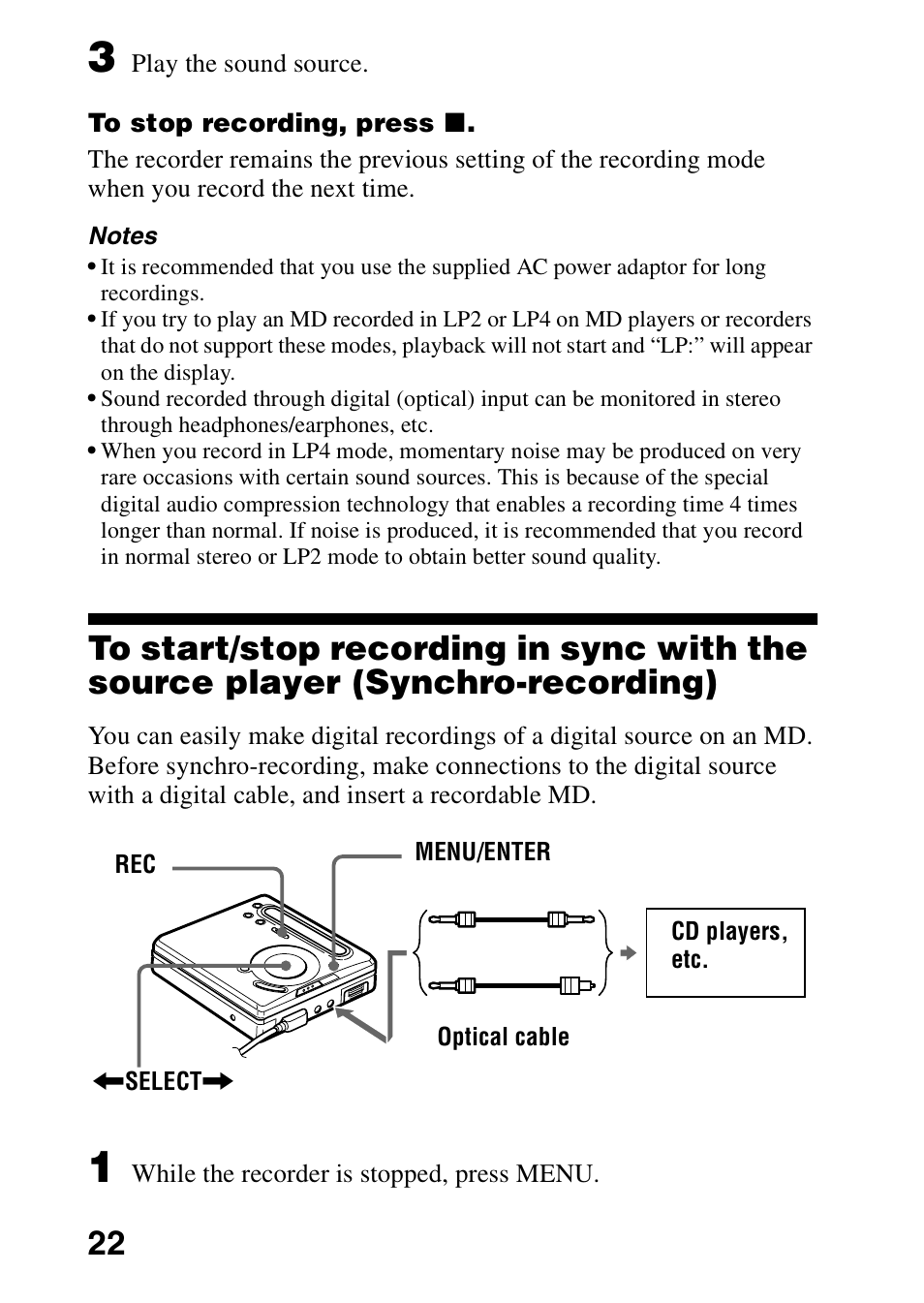 Sony MZ-R701 User Manual | Page 22 / 68