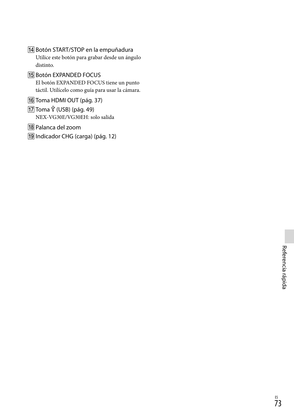 Sony NEX-VG30H User Manual | Page 151 / 155