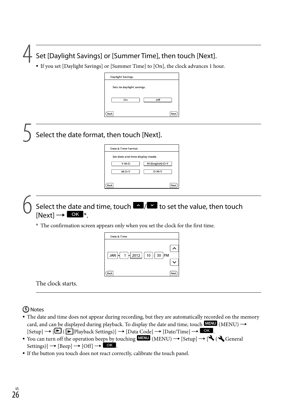 Sony NEX-VG30H User Manual | Page 26 / 155