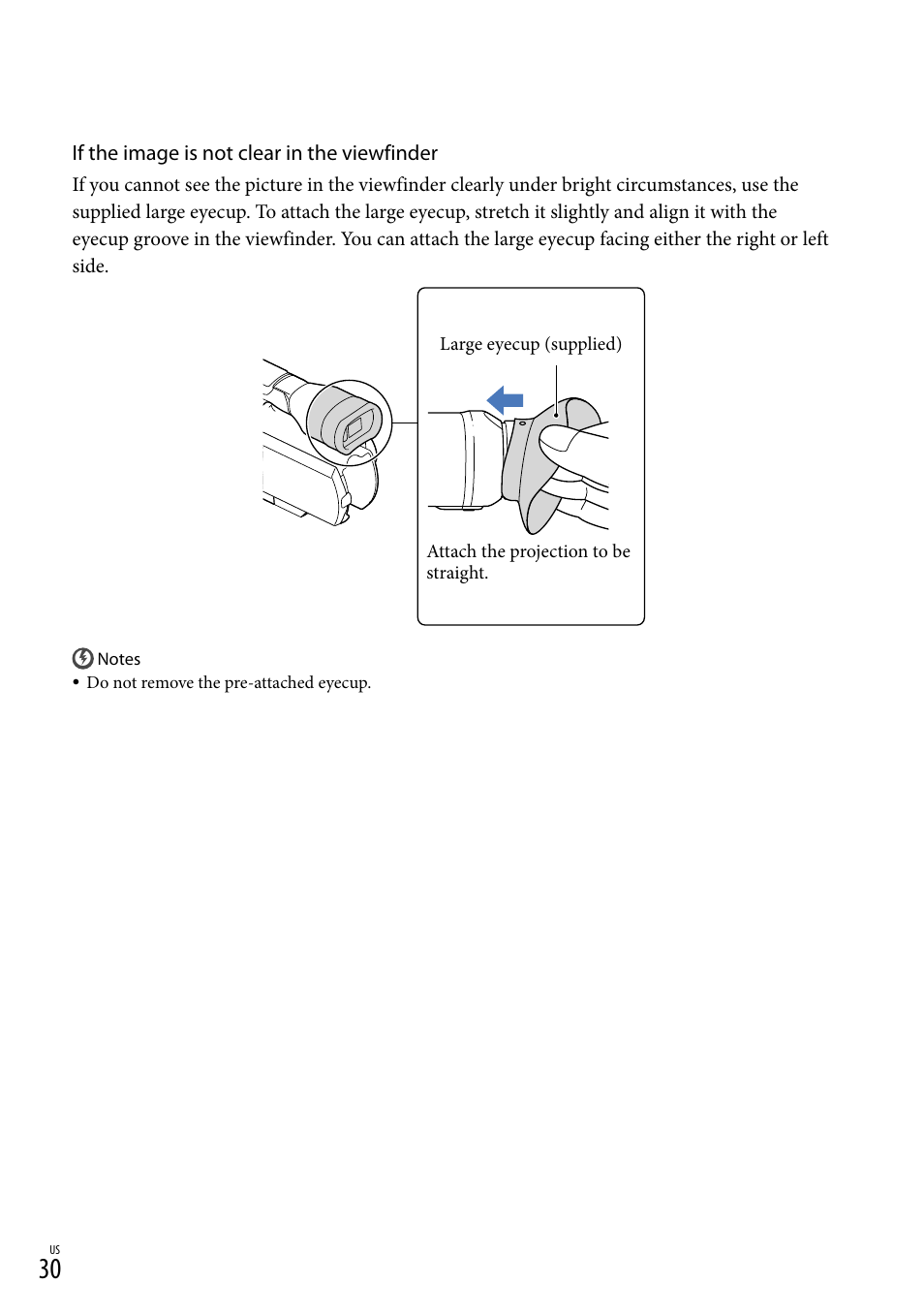 Sony NEX-VG30H User Manual | Page 30 / 155