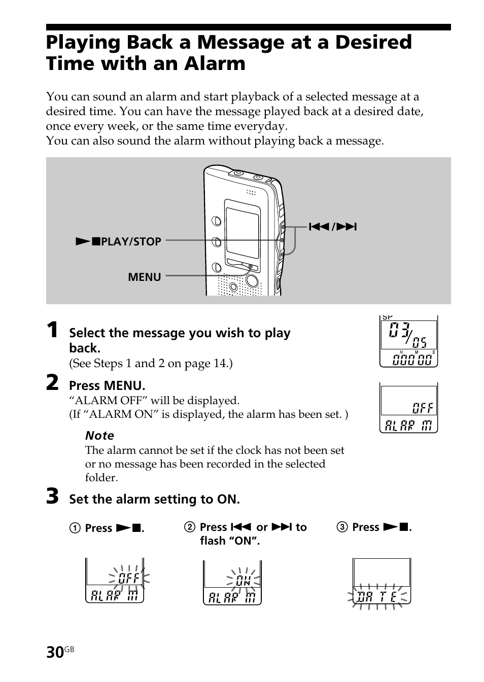 Sony ICD-B25 User Manual | Page 30 / 48