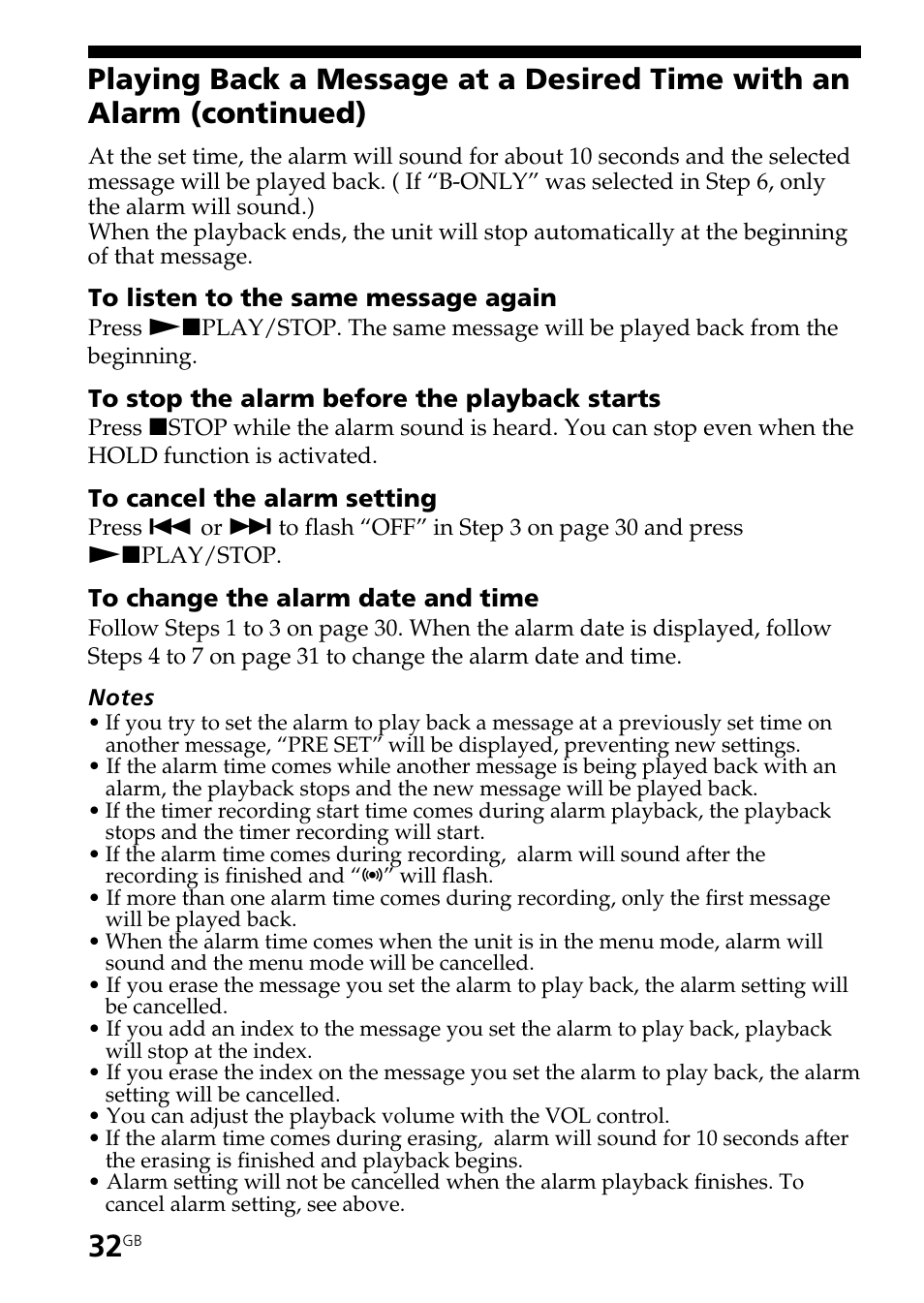 Sony ICD-B25 User Manual | Page 32 / 48