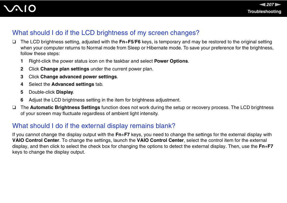 Sony VGN-TT190EIN User Manual | Page 207 / 242