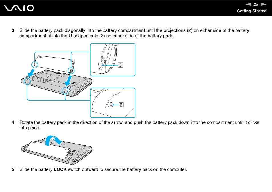 Sony VGN-TT190EIN User Manual | Page 25 / 242