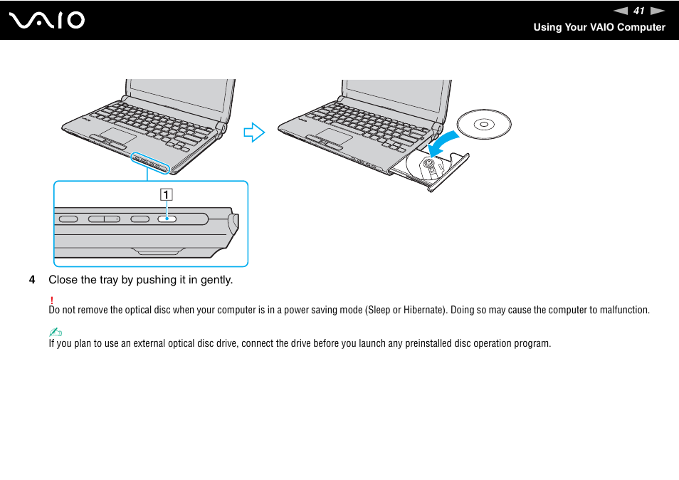 Sony VGN-TT190EIN User Manual | Page 41 / 242