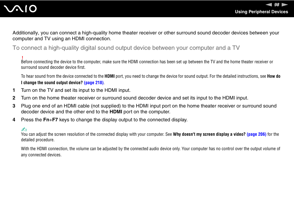 Sony VGN-TT190EIN User Manual | Page 98 / 242