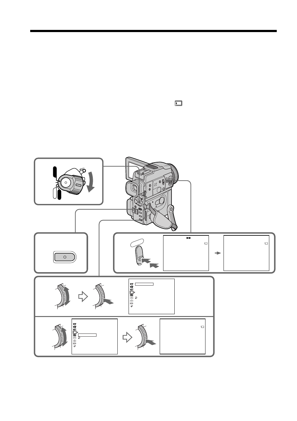 Menu | Sony DCR-PC110 User Manual | Page 118 / 168