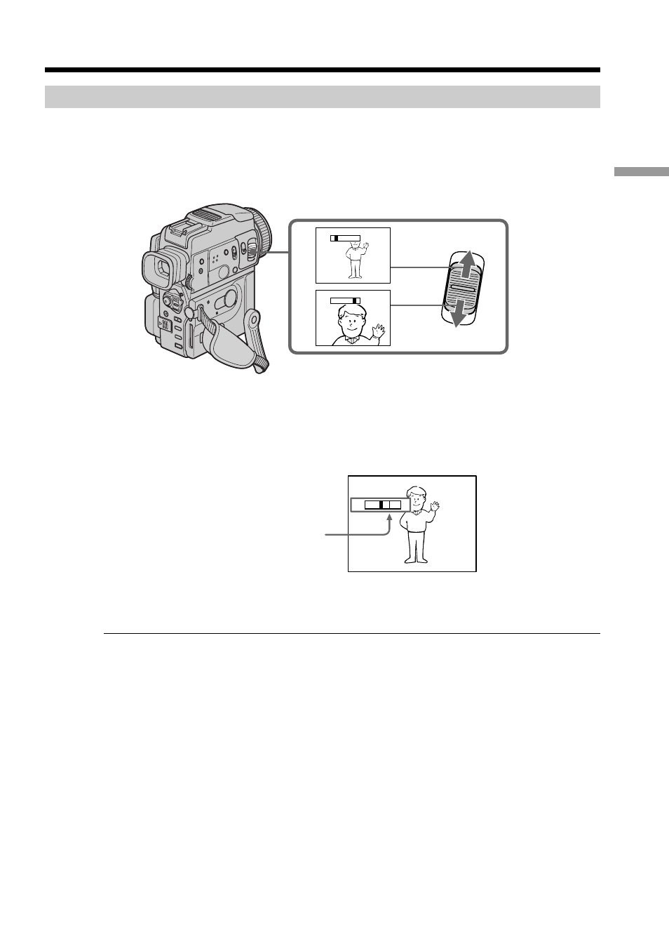 Using the zoom feature, Recording a picture | Sony DCR-PC110 User Manual | Page 19 / 168