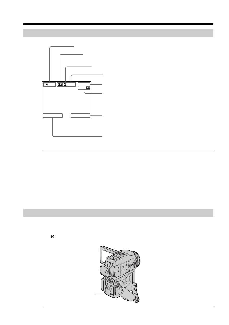 Indicators displayed in the recording mode, Recording a picture, Shooting backlit subjects – back light | Sony DCR-PC110 User Manual | Page 20 / 168