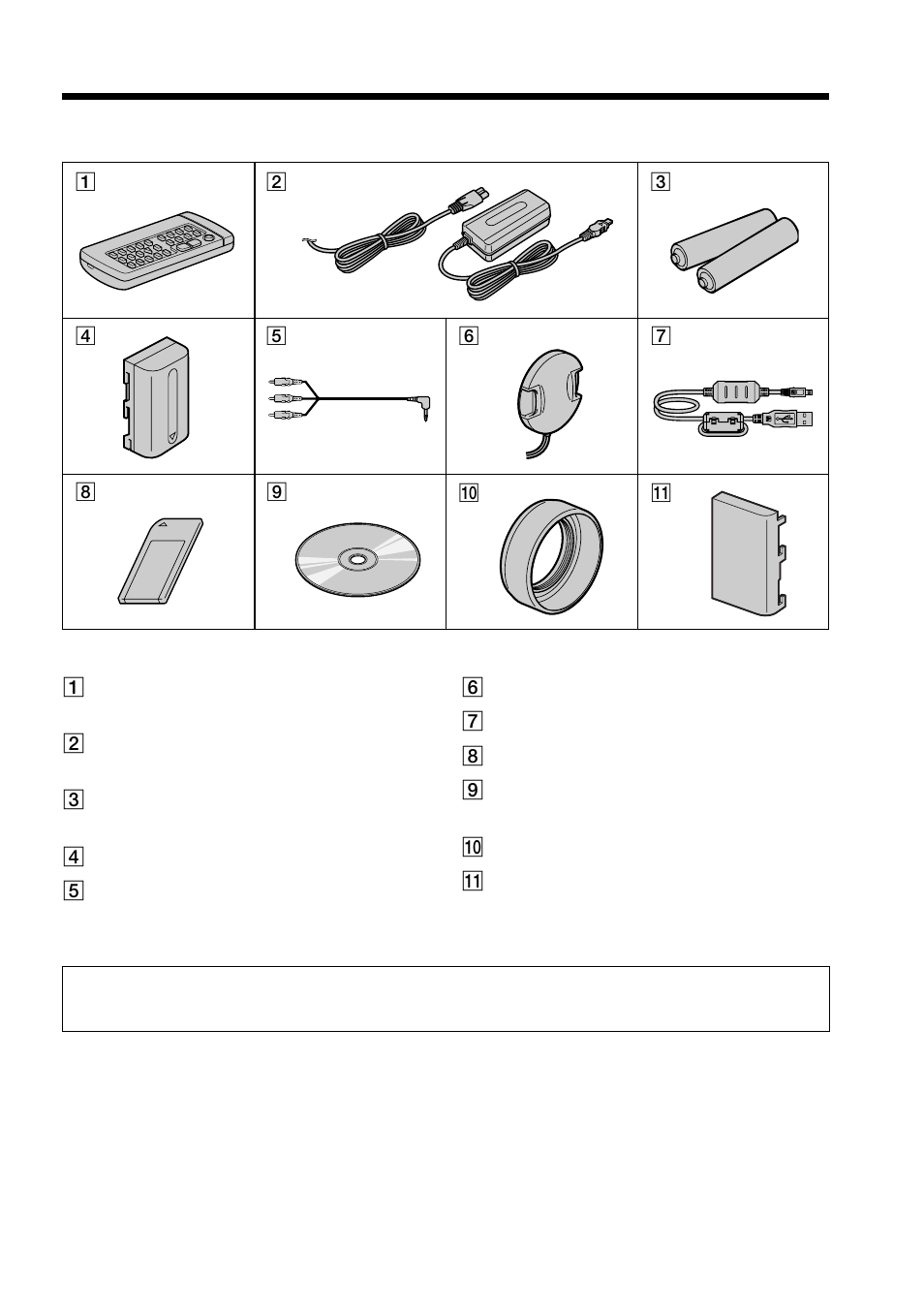 Checking supplied accessories | Sony DCR-PC110 User Manual | Page 5 / 168