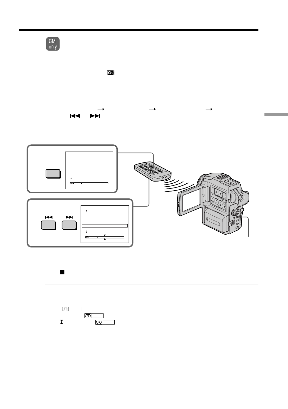 Press x | Sony DCR-PC110 User Manual | Page 51 / 168