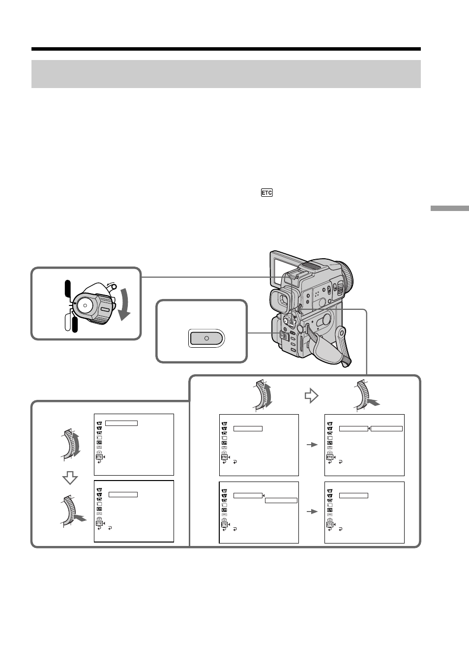 Menu | Sony DCR-PC110 User Manual | Page 63 / 168