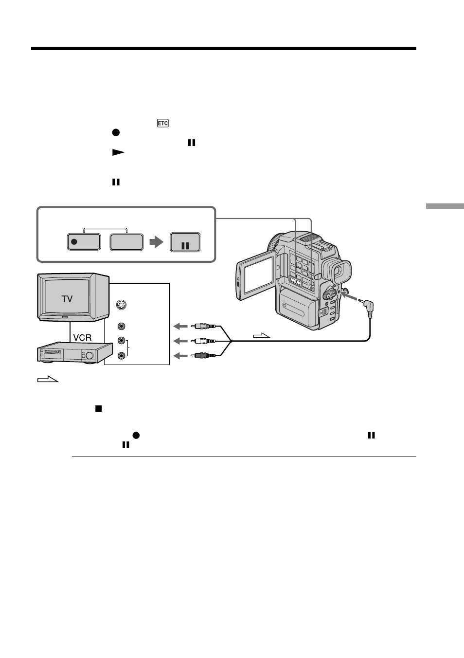 Recording video or tv programs | Sony DCR-PC110 User Manual | Page 69 / 168