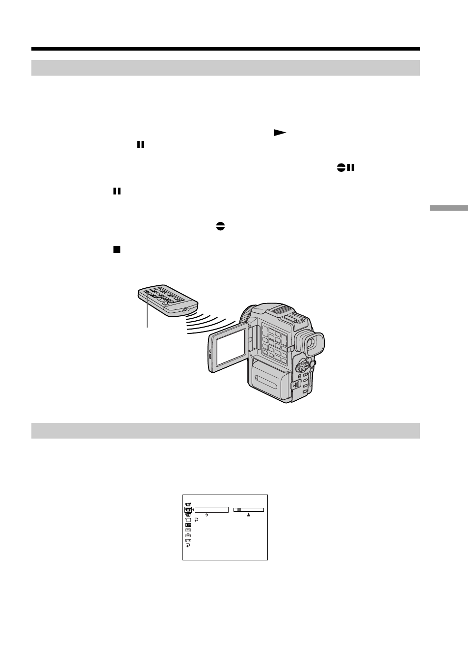 Adding an audio sound on a recorded tape, Monitoring the new recorded sound, Audio dubbing | Sony DCR-PC110 User Manual | Page 75 / 168