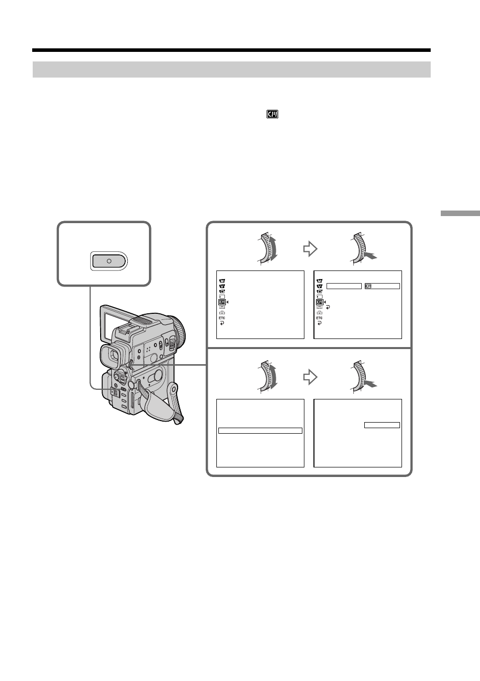 Erasing a title, Superimposing a title | Sony DCR-PC110 User Manual | Page 79 / 168