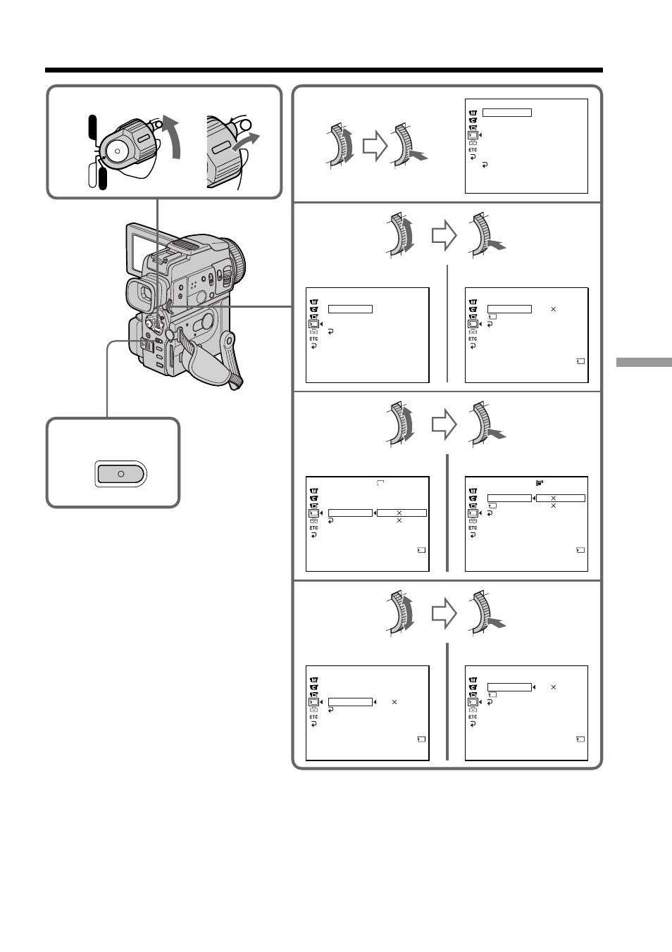 Menu | Sony DCR-PC110 User Manual | Page 99 / 168