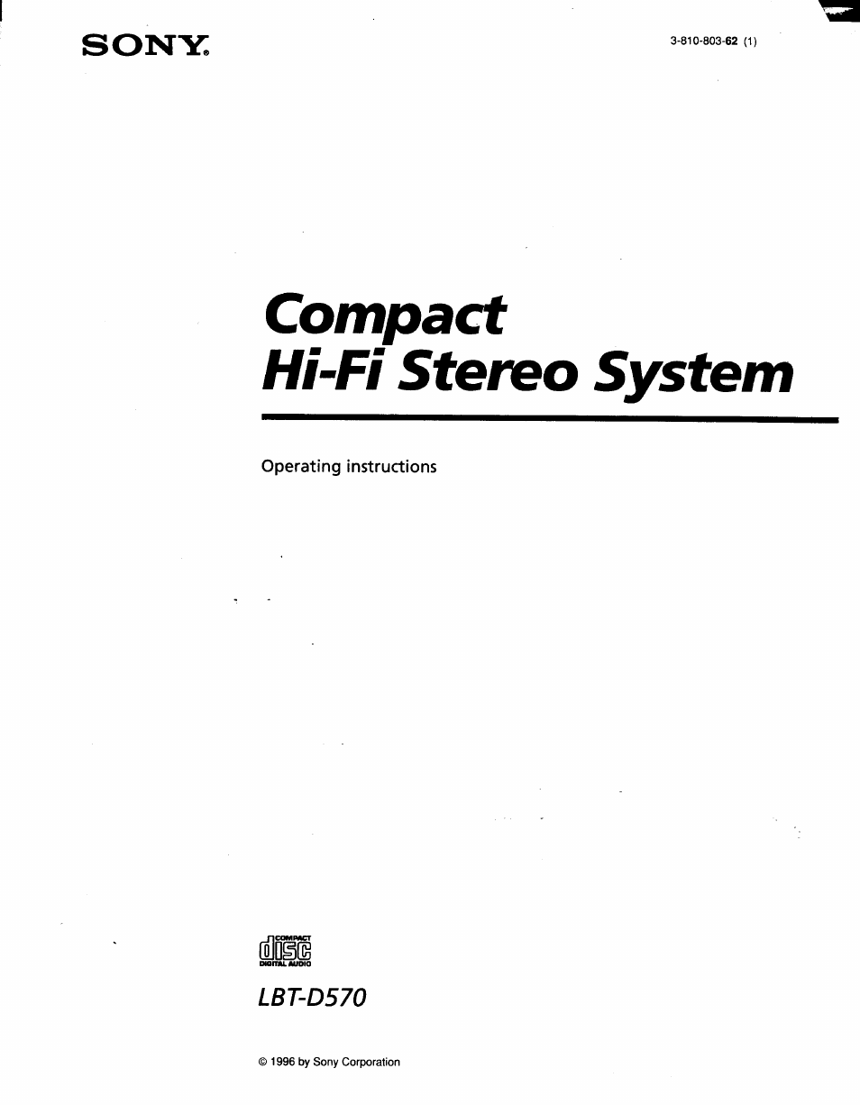 Sony LBT-D570 User Manual | 30 pages