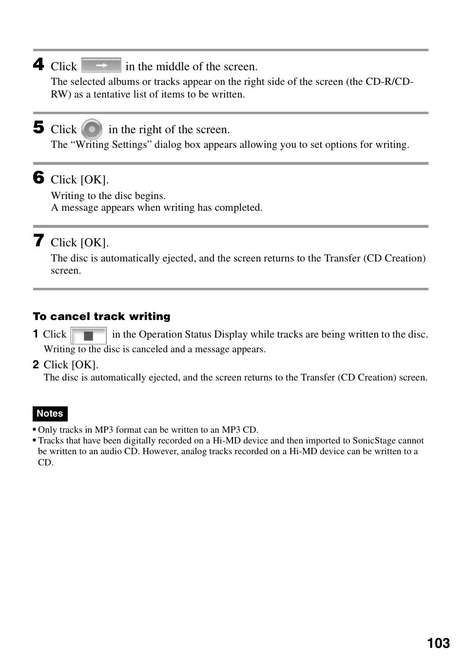 Sony MZ-M100 User Manual | Page 103 / 119