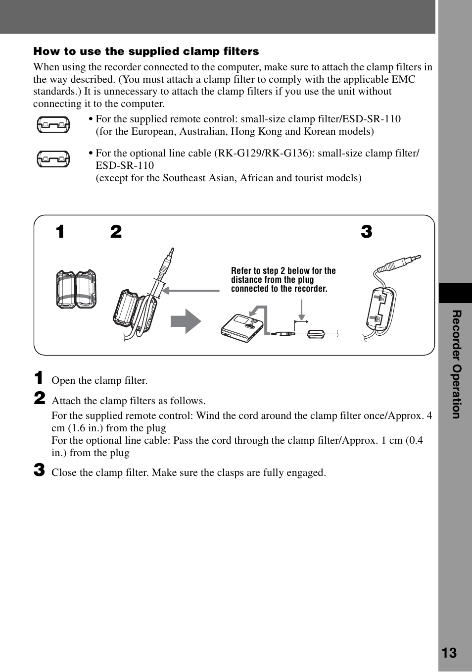 Sony MZ-M100 User Manual | Page 13 / 119