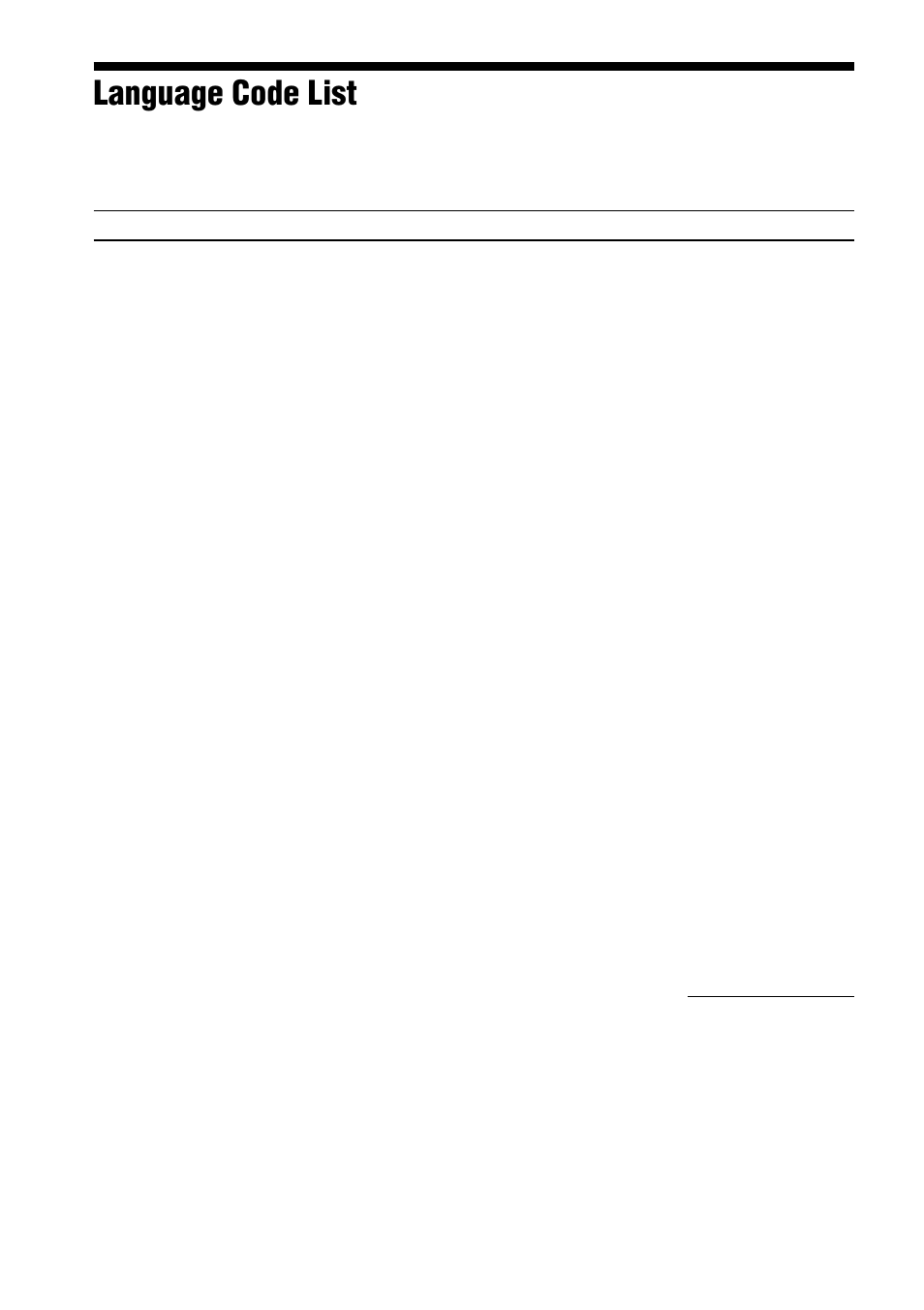 Language code list | Sony DAV-C770 User Manual | Page 84 / 88