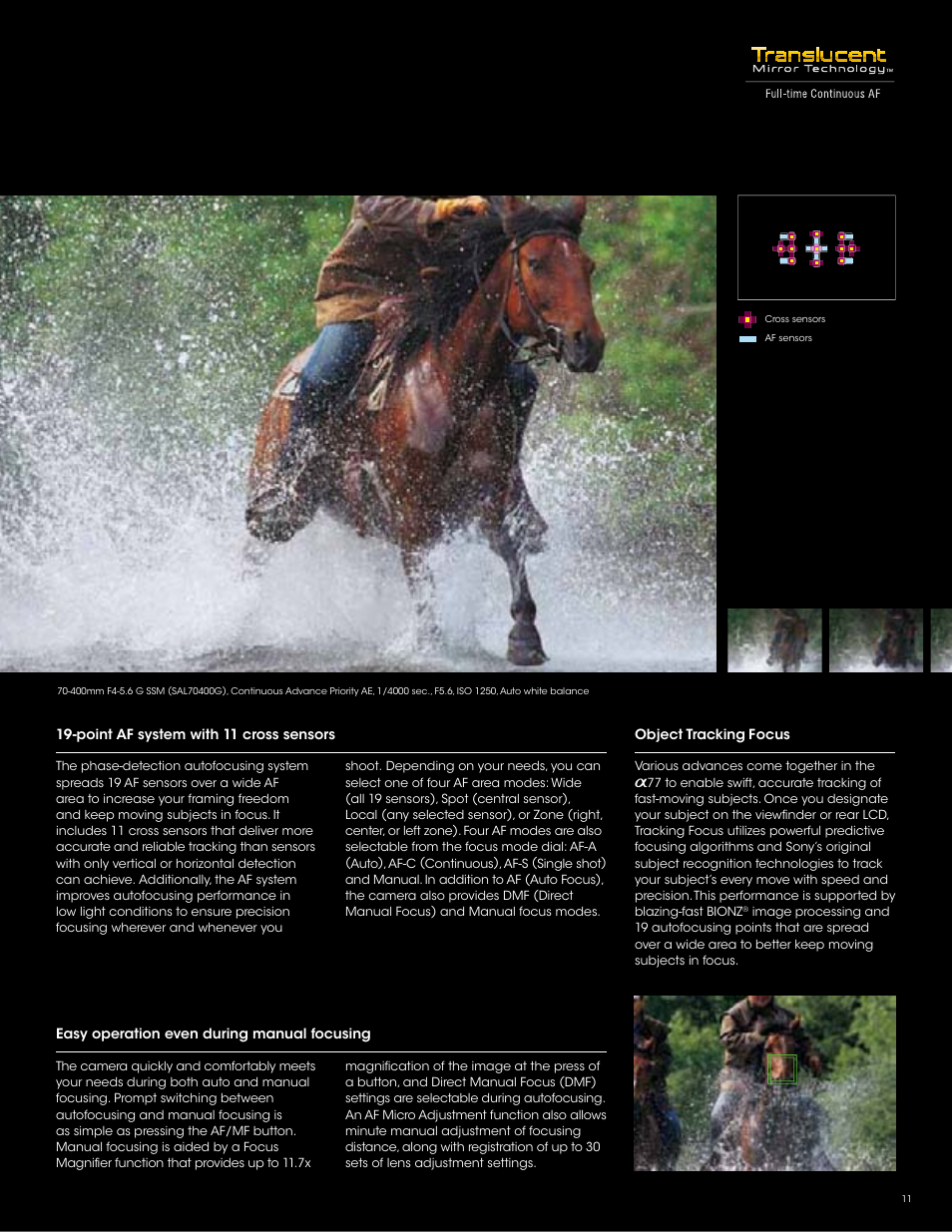 Sony SLT-A77VM User Manual | Page 11 / 32