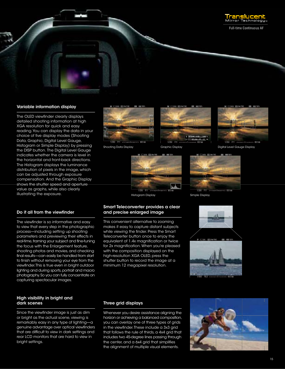 Sony SLT-A77VM User Manual | Page 15 / 32