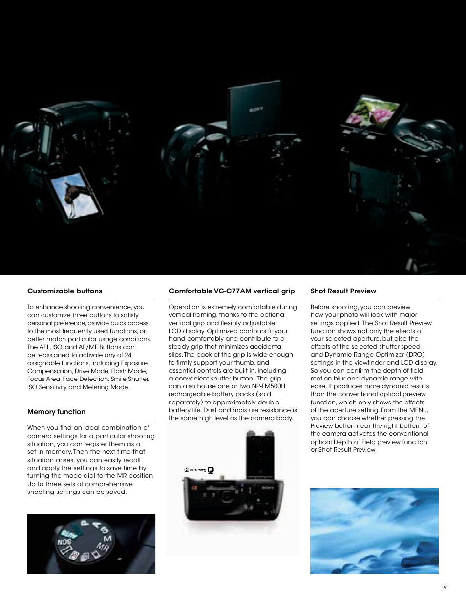 Sony SLT-A77VM User Manual | Page 19 / 32