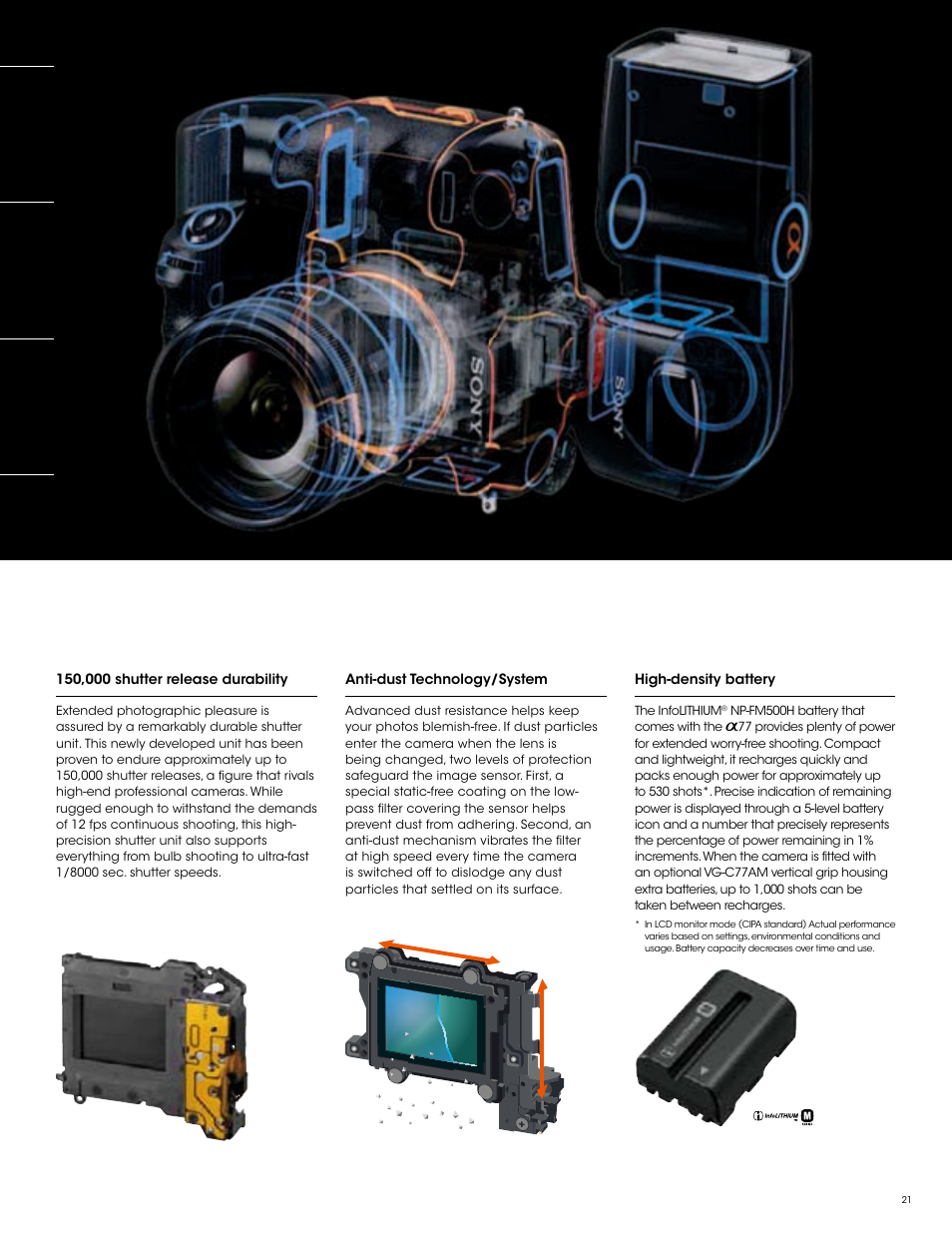 Sony SLT-A77VM User Manual | Page 21 / 32