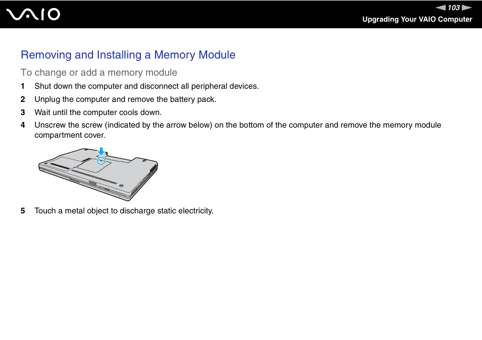 Sony VGN-FZ145E User Manual | Page 103 / 181