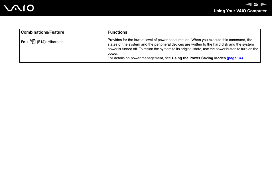 Sony VGN-FZ145E User Manual | Page 29 / 181