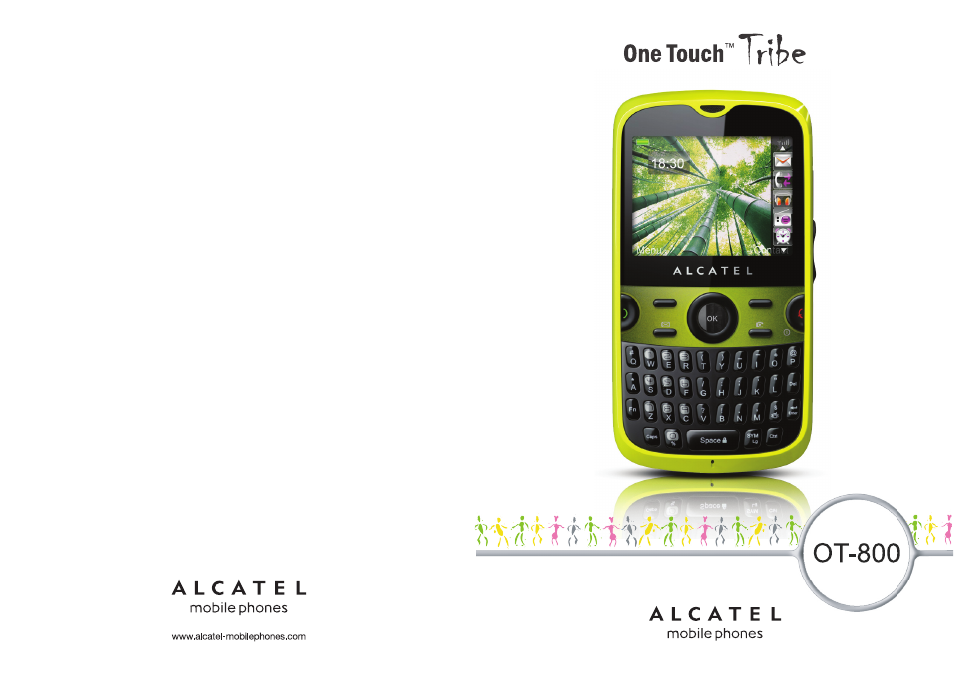 Alcatel Alcatel One Touch Vibe Mobile Phone OT-800 User Manual | 44 pages