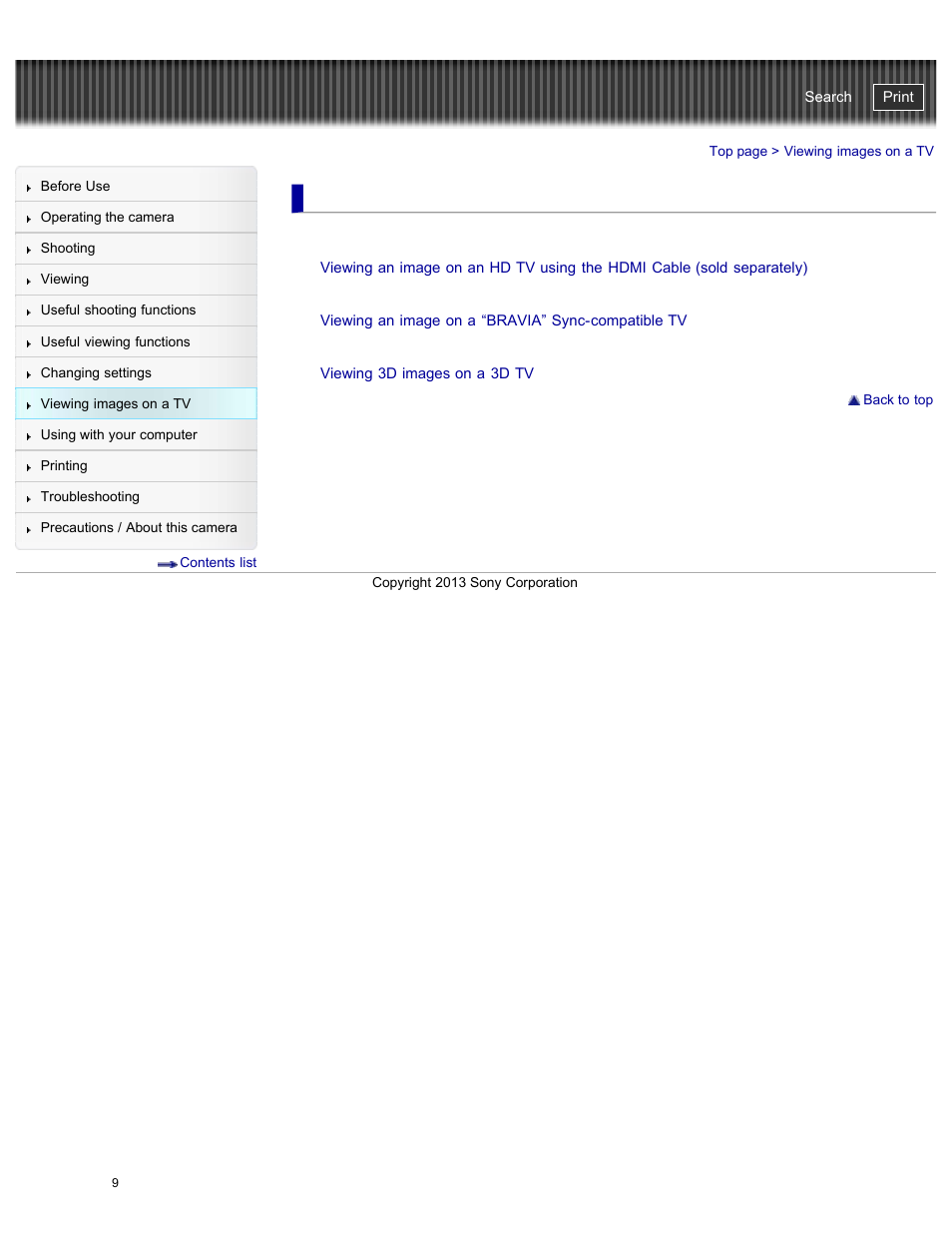 Viewing images on a tv, Cyber-shot user guide | Sony DSC-WX300 User Manual | Page 15 / 244