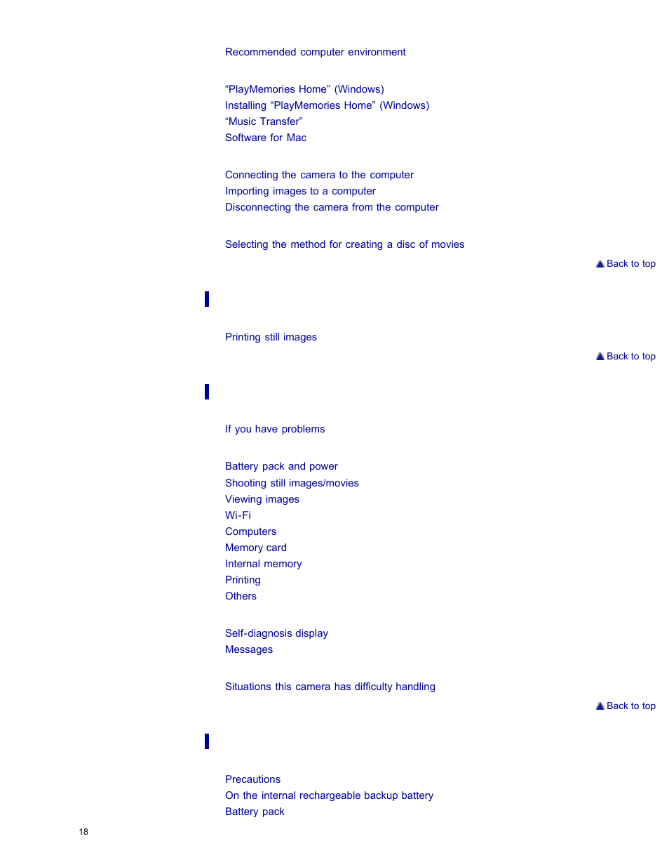 Sony DSC-WX300 User Manual | Page 24 / 244
