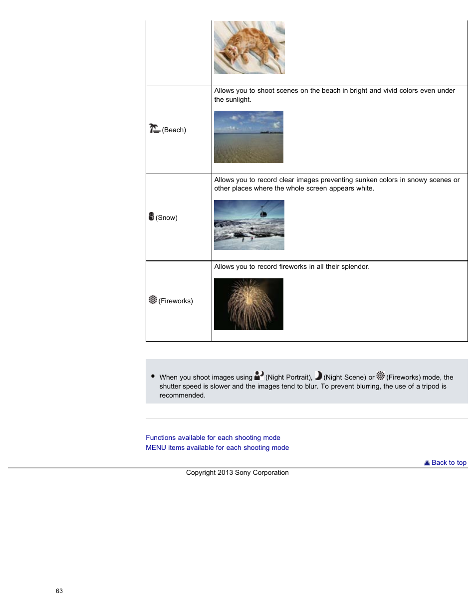 Sony DSC-WX300 User Manual | Page 69 / 244
